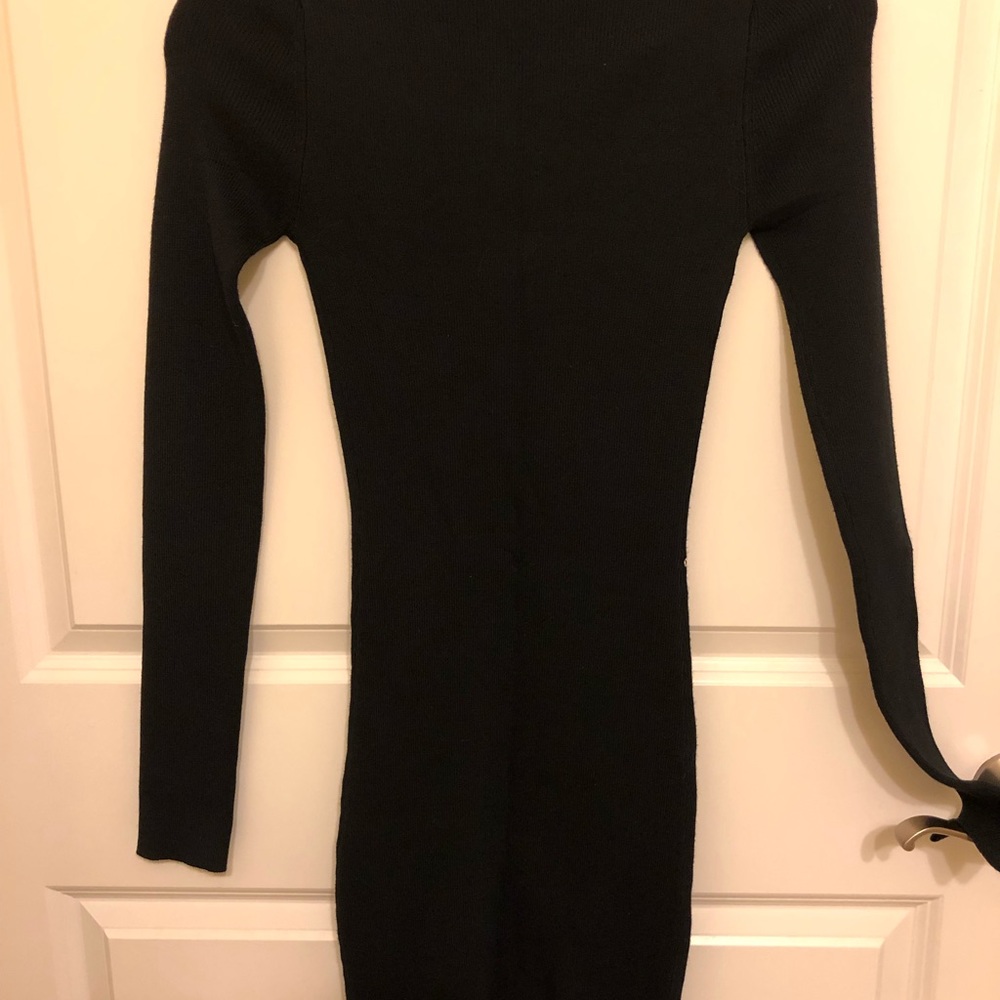 Black cocktail dress